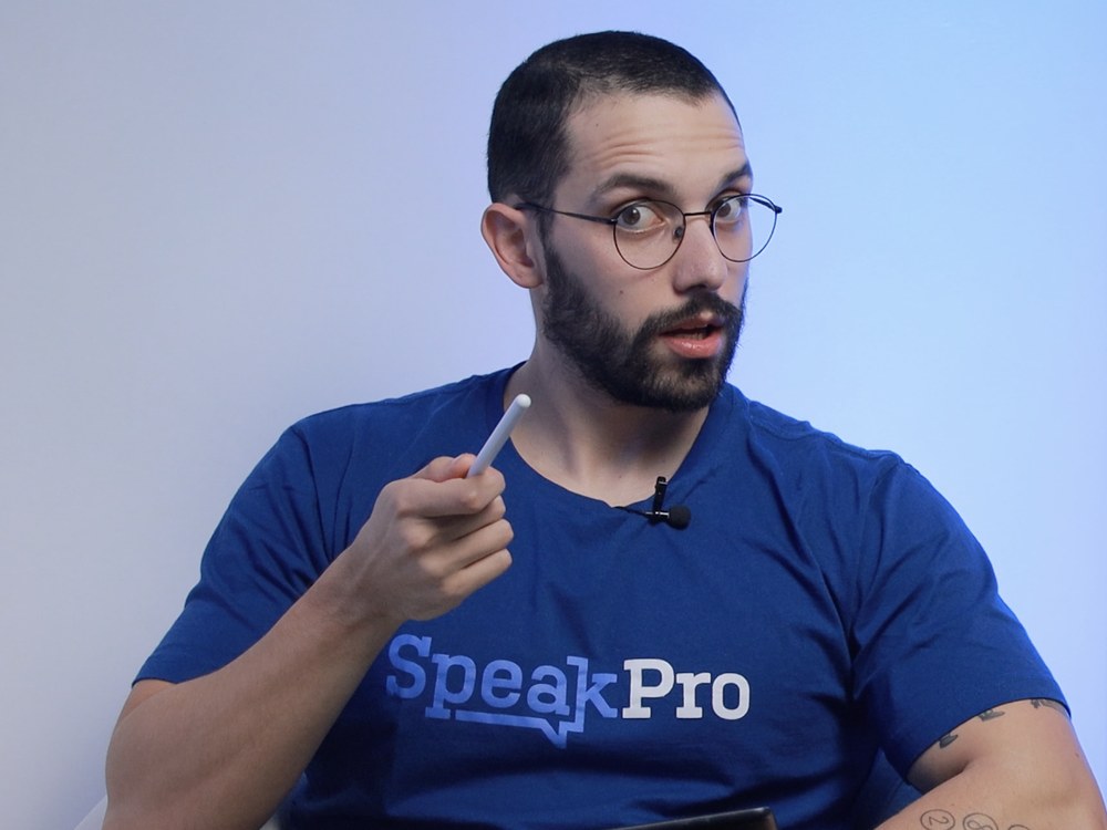 Christopher, mentor da SpeakPro